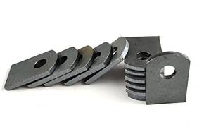 Tysq Swt-2023-1 Weld On Steel Tabs - 1 Inch X1 1/2 Mild Welding With 3/8 X1-1/2 12