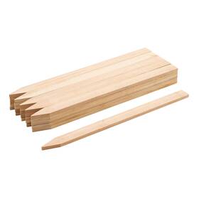 Uimoso 1.27x3.81x60.96x25 Set Of 25 Wooden Stakes For Garden 24x0.5x1.5 In Durable Fir Wood