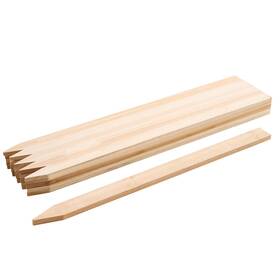 Uimoso 1.27x3.81x91.44x25 Set Of 25 Wooden Stakes For Garden 36x0.5x1.5 In Durable Fir Wood