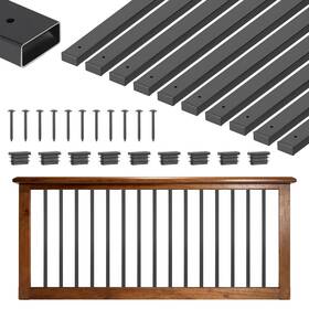 Bpklgzt61g36ndg1z001 Uimoso 61 Pack Steel Deck Balusters 36 In Rectangle Railing Spindles Black Porch Bpklgzt61g36ndg1z001 Uimoso 61 Pack Steel Deck Balusters 36 In Rectangle Railing Spindles Black Porch