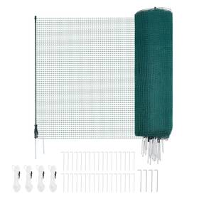 Uimoso Bxswl50m09mbdc67f001 Temporary Fence With Posts 3 X 164 Ft Plastic Safety Mesh Netting