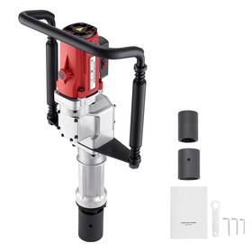 Uimoso Jh-60e 2200w Handheld Electric Fence Post Driver With Dual Sleeves For Farm Use