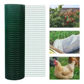 Uirio Us01-d10076 Pvc Coated Steel Chicken Rabbit Mesh Fencing Wire Garden Galvanized Fence Border