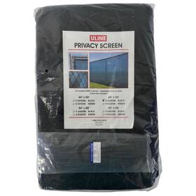 S-23380bl Uline Privacy Fence Screen 68 Inch X 50 Uv Resistant Hdpe Material Black