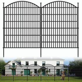 Dwlt-10 Uliok Decorative Garden Fence 10 Panels No Dig 32 In H X 25.6ft L A