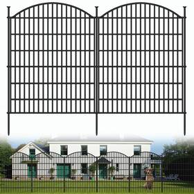 Dwlt-15 Uliok Decorative Garden Fence 15 Panels No Dig 32 In H X 38.4ft L A