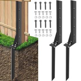 Wldc2pbu Uliok Fence Post Repair Kit Heavy Duty Stakes Fences Ancho