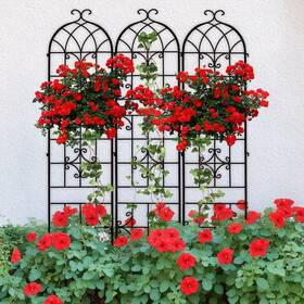 Unho Mnsio2mvos 87ftft Tall Garden Trellis For Climbing Plants Outdoor Clematis