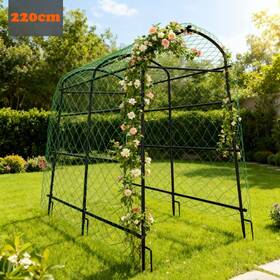 Unho Wgfdcy76gh 220cm Extra Tall Garden Arch Trellis Tunnel Large Vines Cucumber