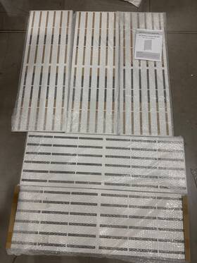 Uphyb 008678959095 Metal Privacy Screen 6ft Outdoor H25ug08409-01 - White