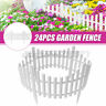 Urm7754898 Pcs Outdoor Landscape Decor White Garden Fence Border 8299792472344