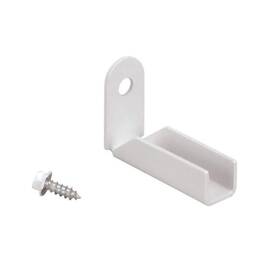 Us Door And Fence 849471030433 Mounting Bracket Steel White Powder Coated Finish Corrosion Resistance