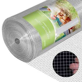 Uulid 727210828018 Hardware Cloth 1/2 Inch 48 X 100 Ft 19 Gauge Hot Dipped Galvanized After Weld