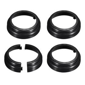 Uxcell 609044620054 4pcs 78mm Post Skirt Split Style