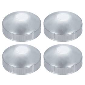 Uxcell 614553751144 4pcs Chain Link Fence Post Cap Dome External Caps Fit 3-1/2 Inch Od Pipe