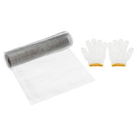 Uxcell 767153609350 40 Inch Lx16 W Woven Wire Mesh 24mesh 304 Stainless Steel Filter Screen With Gloves