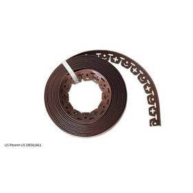 48-quantity Valley View 022401003824 60 Ft. L X 2 Inch W 1.5 H Light Brown Resin Innovative Edge