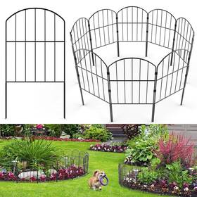 Vc-df25p Vancastle Decorative Garden Fence 25 Panels Total 26ft L X 24in H Rustproof Metal Vc-df25p Vancastle Decorative Garden Fence 25 Panels Total 26ft L X 24in H Rustproof Metal