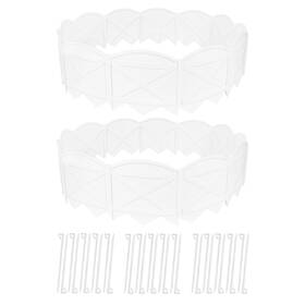 Vashly 2025 30 W 30ft Landscape Edging 5.9 Inch Tall Garden White Vashly 2025 30 W 30ft Landscape Edging 5.9 Inch Tall Garden White