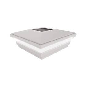 Veranda 313031517592 Vinyl Solar Post Cap 4 X Durable Outdoor Porch Railing Band Light Home Decor
