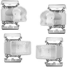Veranda 445014863860 Traditional/williamsburg White Angle Bracket Kit 4-pack Veranda 445014863860 Traditional/williamsburg White Angle Bracket Kit 4-pack