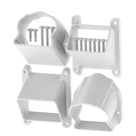 Veranda 445021221264 Traditional/williamsburg White Stair Bracket Kit 4-pack Veranda 445021221264 Traditional/williamsburg White Stair Bracket Kit 4-pack