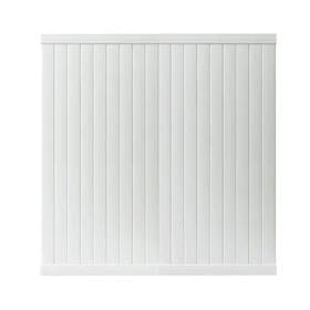 Veranda 726084909403 White Vinyl Privacy Fence Panel 6 X Ft 2 Rail Durable Low Maintenance Outdoor
