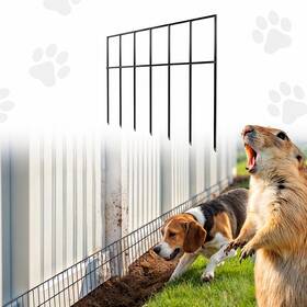 Vertical-pro 197644862023 13 In L X12in H Garden Fence Animal Barrier 10 Panels No Dig For Dog Rabbit