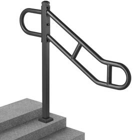 Vevor 197988217183 Single Post Handrail For Outdoor 1-3 Step 40.5 Inch Stair Floor Mount Vevor 197988217183 Single Post Handrail For Outdoor 1-3 Step 40.5 Inch Stair Floor Mount