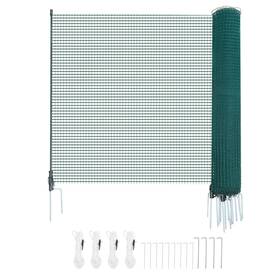 Vevor 197988916314 Temporary Fence With Posts 3.9 X 49.2 Ft Plastic Mesh Fencing Garden Safety Fe
