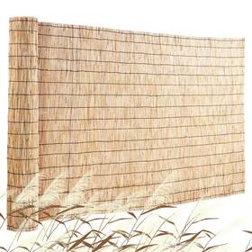 Vevor 313016233271 Natural Reed Fencing 5.5 Ft. X 16.4 Screen Curtain Balcony Fence