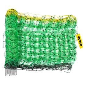 Vevor 445026153133 42.5 Inch H X 164 Ft. L Polywire Electric Fence Netting Net Fencing With 14 Posts