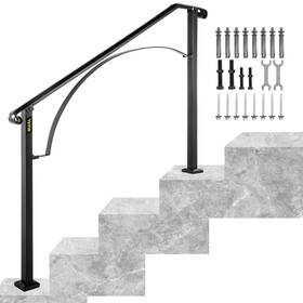 Vevor 609832180708 Handrails For Outdoor Steps Fit 3 Or 4 Stair Railing Arch#