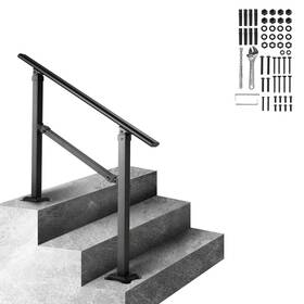 Vevor 840349948614 Stair Handrail Railing 3 Ft Steps Handrails For Outdoor Carbon Steel