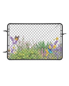Vevor Hxgate-002 Black Temporary Chain Link Garden Gate 72 X 48 Inch Adjustable Security