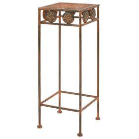 245928 Vidaxl Plant Stand Rusty Metal Set Of 3 Sizes Large Medium Small