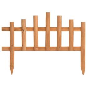 314846 Vidaxl Lawn Edgings Landscape Edging Barrier Border 10 Pcs Firwood