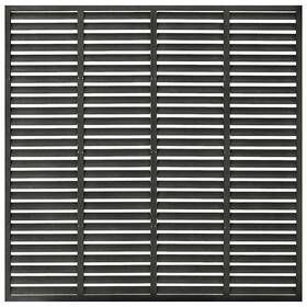 318108 Vidaxl Louver Fence Decor Outdoor Garden Patio Privacy Screen Panel Wpc