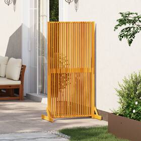 4108063 Vidaxl Privacy Screen Indoor/outdoor 150 Cm Solid Acacia Wood 4108063 Vidaxl Privacy Screen Indoor/outdoor 150 Cm Solid Acacia Wood