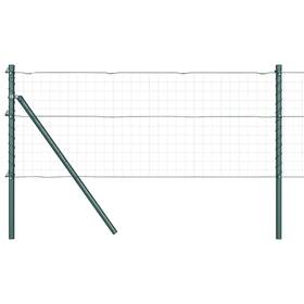 Vidaxl 42004189 Fence Posts Height Adjustable Manual Galvanized Steel Outdoor Post
