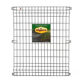 Vigoro 445048819840 44 Inch H X 36 W Steel Multi-purpose No Dig Black Fence Panel Vigoro 445048819840 44 Inch H X 36 W Steel Multi-purpose No Dig Black Fence Panel