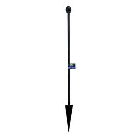 Vigoro 651082860398 Empire/westbrook 3 Inch X 2.3 W 3.4 Ft. H Black Steel Fence Post Vigoro 651082860398 Empire/westbrook 3 Inch X 2.3 W 3.4 Ft. H Black Steel Fence Post