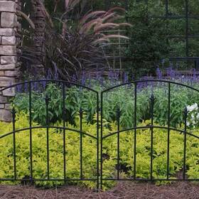 Vigoro 705353821851 Alexander 18 Inch H X 18.75 W Metal Garden Fence