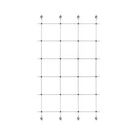Vigoro 887480222326 Plant Trellis Kit - Stainless Steel Wire Rope 8 Ft X 3 New