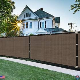 Visit The Floraleaf Store Fs13e0420bw Heavy Duty 4ft X 20ft Privacy Screen Fence - 90% Blockage Mesh Shade Net Cover