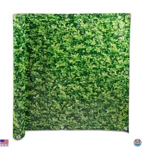 Balz-3415-prtfl-a1 Visit The Naturae D Cor Store Decor 34 Inch X 180 Green Foliage Privacy Screen - Uv Resistant Windscreen