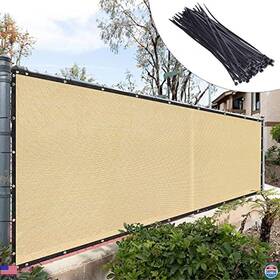 Visit The Royal Shade Store Rsfs8x10beige 8ft X 10ft Beige Privacy Fence Screen - Durable Mesh With Cable Ties