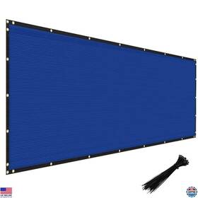 Visit The Windscreen4less Store B08b5xthcz Premium 4ft X 50ft Heavy Duty Privacy Fence Screen - Windblock Mesh Shade Blue