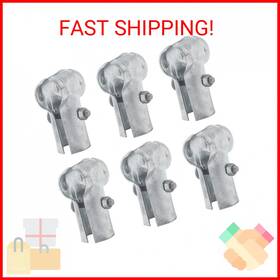 Vivida 744110637861 Rail Clamps - Panel T Connectors For 1-5/8 Inch Pipe Chain Link Fence Fittin
