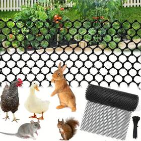 Vkerqerd 313045938970 Plastic Wire Mesh Fence 15.7in X 10ft Roll Chicken Ideal For Poultry